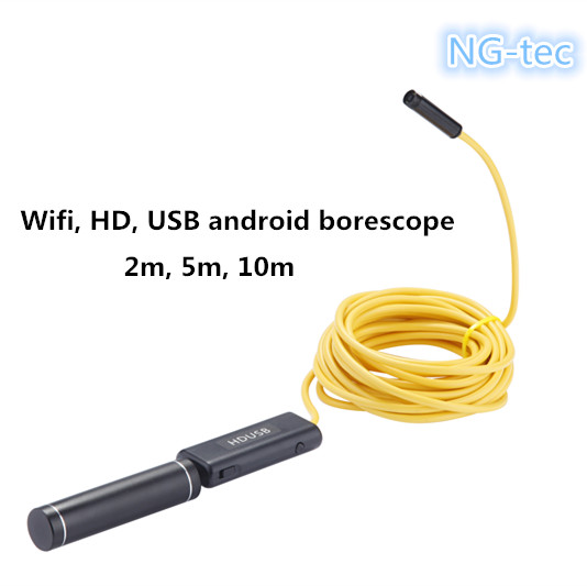 3 in 1 wifi HDUSB endoscope sewer pipe inspection camera