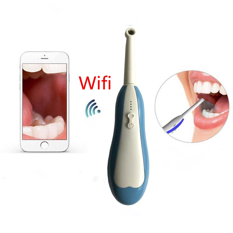 360degree rotation wireless dental intraoral camera with 6pcs white LED lights