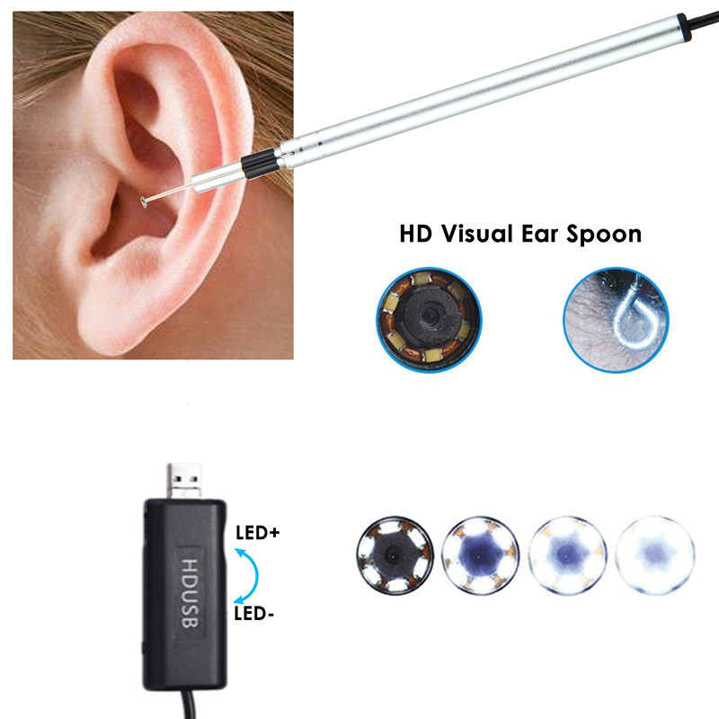 Hot selling USB endoscope Ear cleaning tool HD visual earpick 
