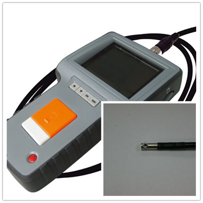 Waterproof Portable deep well under vehicle inspection camera industrial endoscope video borescope with 5.5mm side view camera