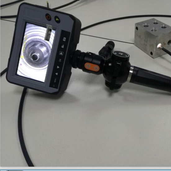 Infrared video borescope flexible endoscope with 4ways articulating camera